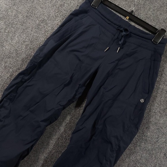 lululemon athletica Pants - Lululemon Athletica Pants Womens 6 Blue Lightweight Ruched Jogger Drawstring